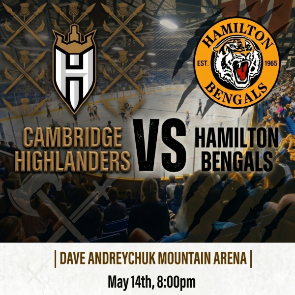 Hamilton Bengals vs. Cambridge Highlanders - Junior B 